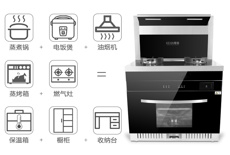 集成化厨房灶具，集成炉具